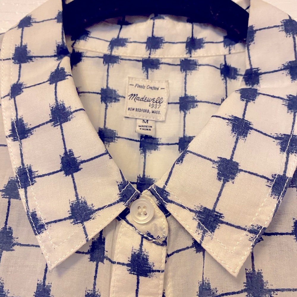 Madewell lightweight button up shirt
